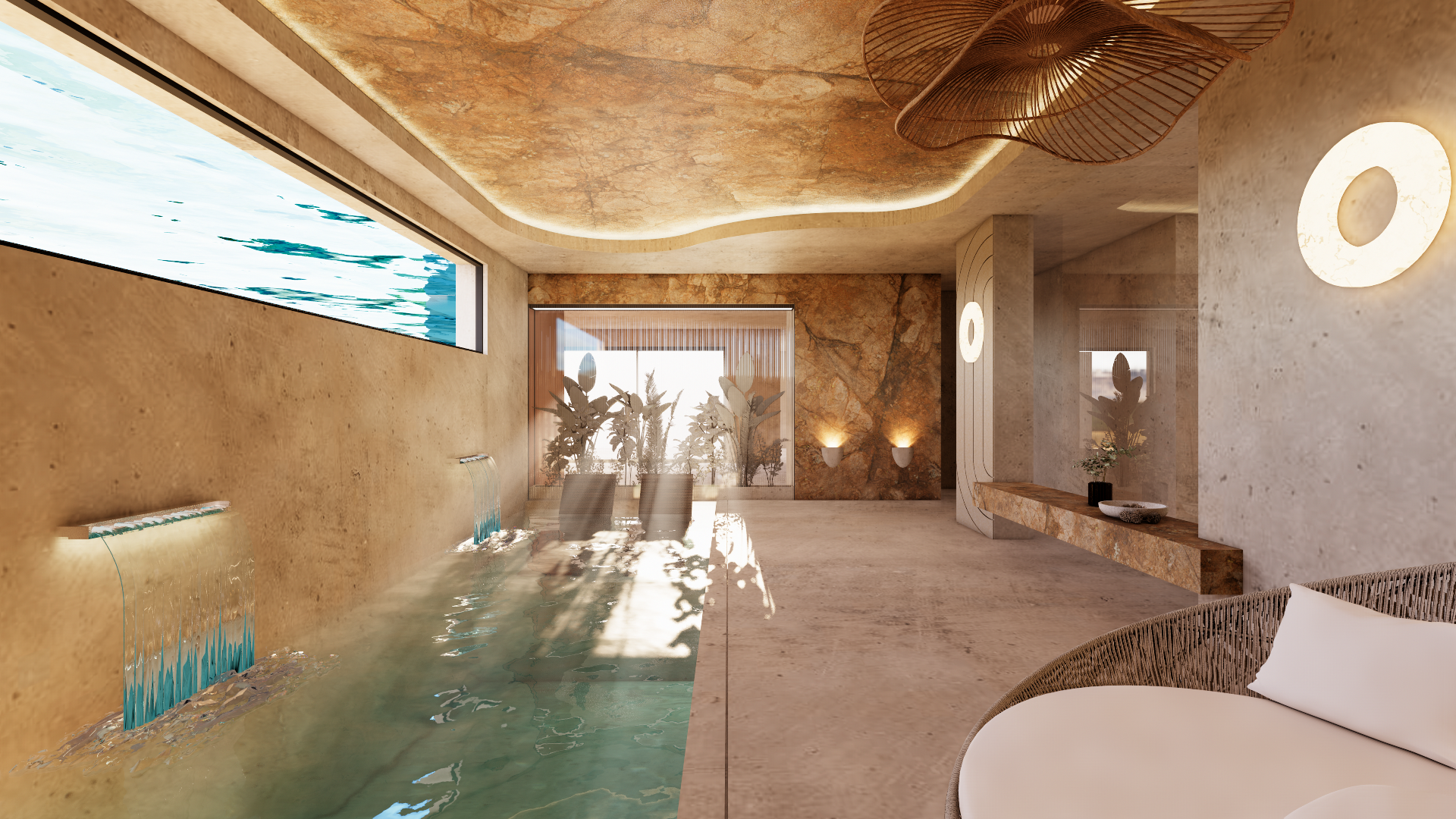 Villa – Concepto Piscina Interior